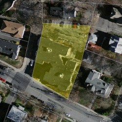 169 Washington St, Newton MA 02458-2252 aerial view
