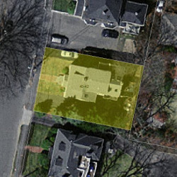 40 Central Ave, Newton MA  02460-1709 aerial view