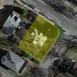 182 Tremont St, Newton MA  02458-2109 aerial view