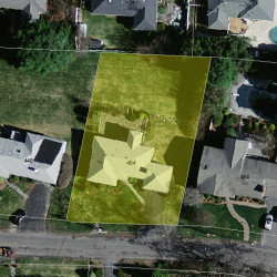 454 Dudley Rd, Newton MA 02459-2813 aerial view