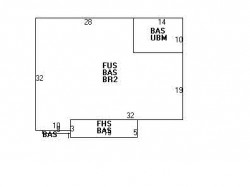 38 Wauwinet Rd, Newton MA  02465-2957 floor plan