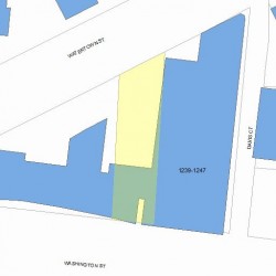 1253 Washington St, Newton MA 02465-2128 plot plan
