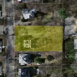 56 Cedar St, Newton MA  02459-1113 aerial view