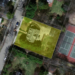 17 Dorset Rd, Newton MA 02468-1457 aerial view