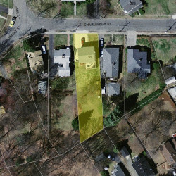 18 Charlemont St, Newton MA 02461-1908 aerial view