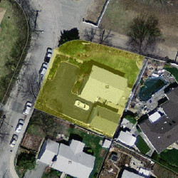 62 Farwell St, Newton MA  02460-1005 aerial view