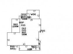 26 Orient Ave, Newton MA  02459-1426 floor plan