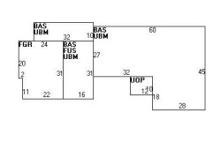 21 Dorothy Rd, Newton MA 02459-3308 floor plan