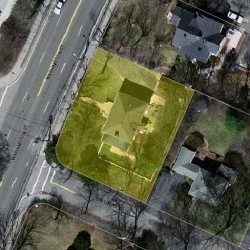 1754 Washington St, Newton MA 02466-2812 aerial view