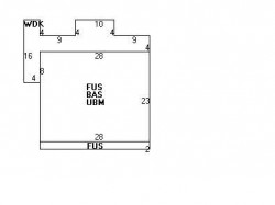 164 Adams St, Newton MA 02458-1253 floor plan