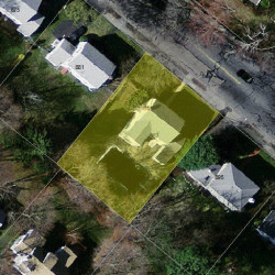 887 Dedham St, Newton MA 02459-3417 aerial view