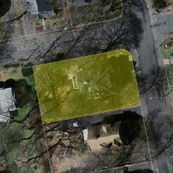 39 Bowdoin St, Newton MA  02461-1452 aerial view