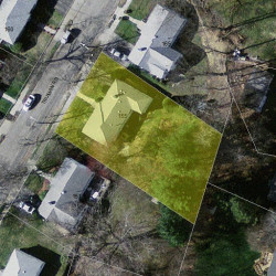 155 Truman Rd, Newton MA 02459-2640 aerial view