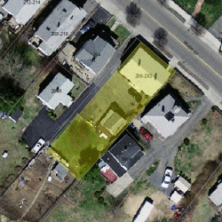 202 River St, Newton MA 02465-1430 aerial view