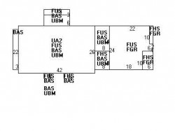 44 Buswell Park, Newton MA  02458-2304 floor plan