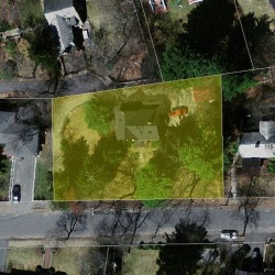 121 Avalon Rd, Newton MA 02468-1611 aerial view
