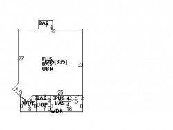 166 Greenwood St, Newton MA  02459-3042 floor plan