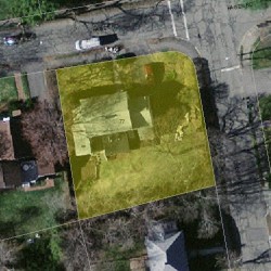 77 Hagen Rd, Newton MA  02459-2730 aerial view