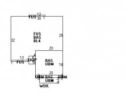 418 Homer St, Newton MA 02459-1443 floor plan