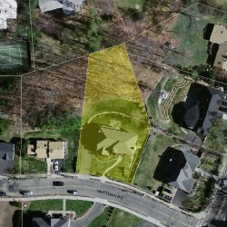 346 Hartman Rd, Newton MA  02459-2856 aerial view