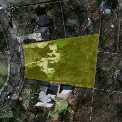 73 Sheffield Rd, Newton MA  02460-2120 aerial view