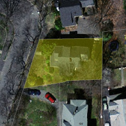 11 Normandy Rd, Newton MA  02466-2513 aerial view