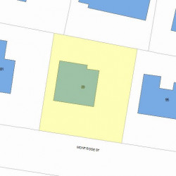 89 Montrose St, Newton MA  02458-2726 plot plan
