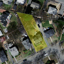 68 Adella Ave, Newton MA 02465-1922 aerial view