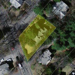 50 Hyde St, Newton MA 02461-1206 aerial view