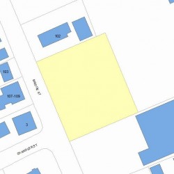 108 Bridge St, Newton MA 02458-1129 plot plan