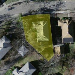 70 Elgin St, Newton MA 02459-2047 aerial view