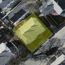 61 Green St, Newton MA 02458-1342 aerial view