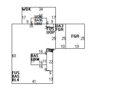 99 Littlefield Rd, Newton MA  02459-3010 floor plan