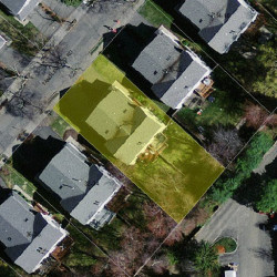 28 Tanglewood Rd, Newton MA 02459-2862 aerial view