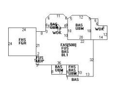 48 White Oak Rd, Newton MA 02468-1323 floor plan