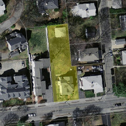 297 Cabot St, Newton MA 02460-2268 aerial view