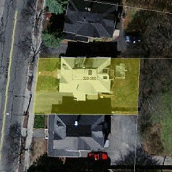 360 Waltham St, Newton MA 02465-1732 aerial view