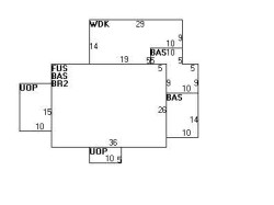 64 Plainfield St, Newton MA  02468-1618 floor plan