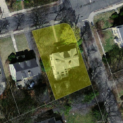 150 Mount Vernon St, Newton MA 02465-2517 aerial view