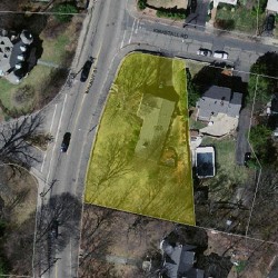 508 Walnut St, Newton MA  02460-2241 aerial view