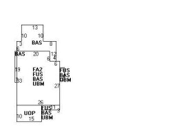 22 Winona St, Newton MA  02466-1418 floor plan
