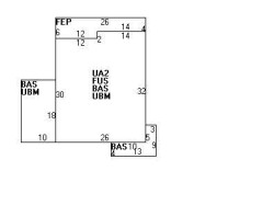 93 Woodcliff Rd, Newton MA  02461-1824 floor plan