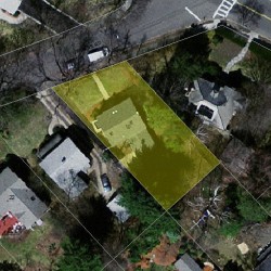 10 Fairlee Rd, Newton MA  02468-2036 aerial view