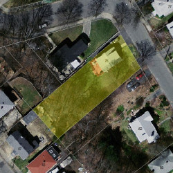 76 Harding St, Newton MA 02465-1320 aerial view