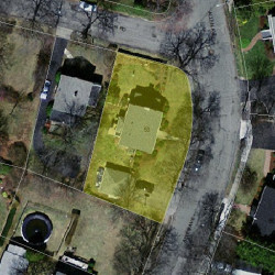 53 Allen Ave, Newton MA 02468-1716 aerial view