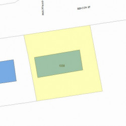 1330 Beacon St, Newton MA 02468-1726 plot plan