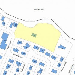 56 Farwell St, Newton MA 02460-1005 plot plan