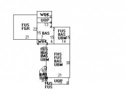 61 Eddy St, Newton MA 02465-2132 floor plan