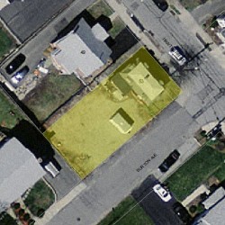 53 Hawthorn St, Newton MA 02458-1216 aerial view