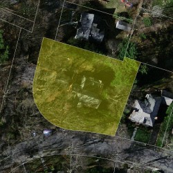 81 Brackett Rd, Newton MA 02458-2613 aerial view